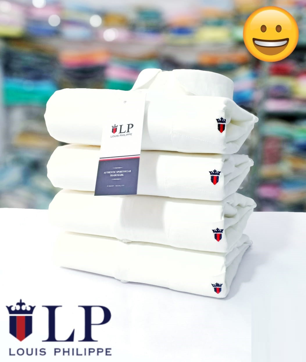 Louis Philippe Mens Cotton Full Sleeves Shirts