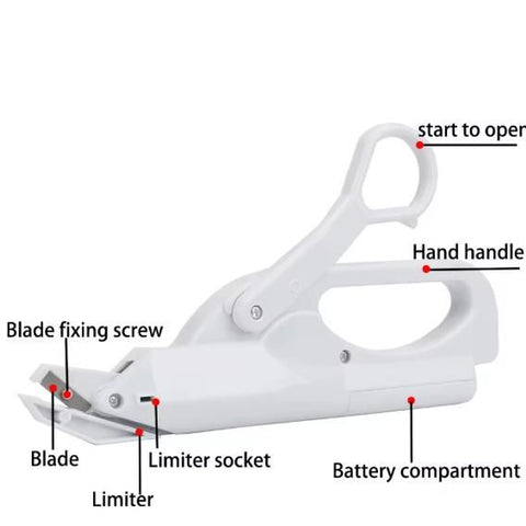 Electric Scissors Shears Safe Handheld Fabric Sewing Cutting Machine