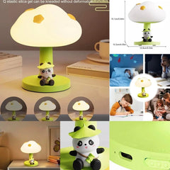 Cute Silicone Panda Night Lights for Kids