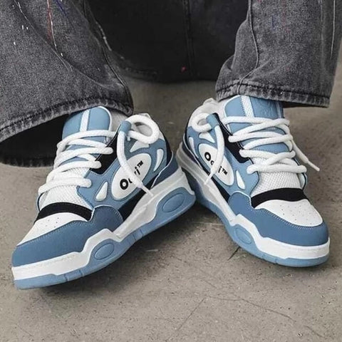 Sneakers for Men (Blue, 6)